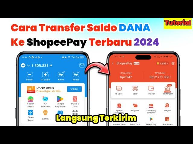 Terbaru ! Cara Transfer Saldo DANA Ke ShopeePay 2024 | Gampang Banget