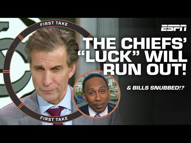 DEBATING Chiefs' vulnerability, confidence in Eagles & Steelers + Bills NOT in top-5⁉ | First Take