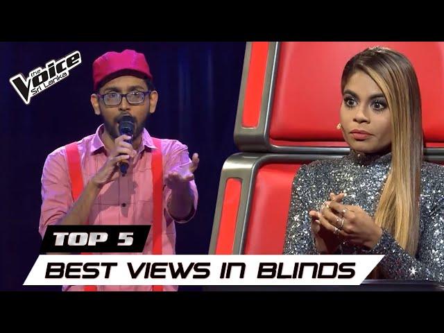 Best Views in Blind Auditions | TOP 05 | The Voice Sri Lanka S1