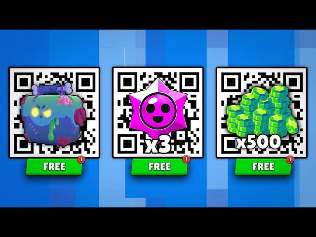 FREE! x3 HYPERCHARGE  STARR DROPS QR CODE! | BRAWL STARS QR CODES 2024  | BRAWL STARS NEW UPDATE