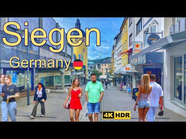 Siegen Germany/walking tour in Siegen NRW 4k 60fps