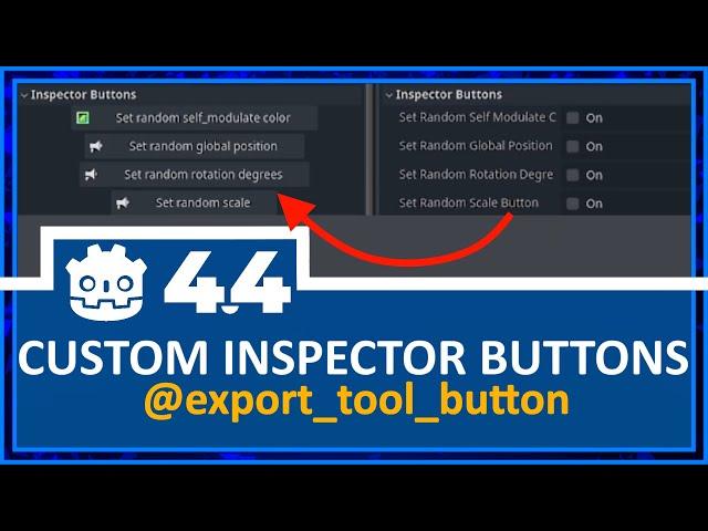 NEW FEATURE in GODOT 4.4 - The @export_tool_button attribute for CUSTOM INSPECTOR BUTTONS