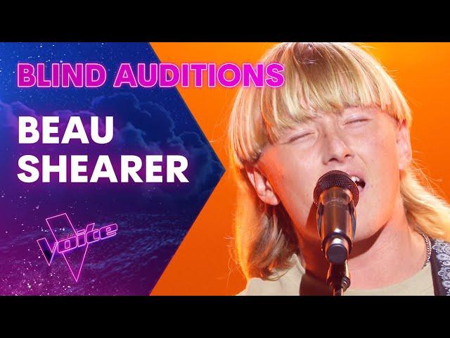 Beau Shearer Sings Zach Bryan's Something in the Orange | The Blind Auditions | The Voice Australia