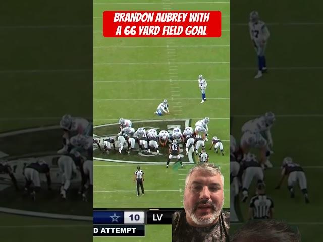 Brandon aubrey with a 66 yard field goal