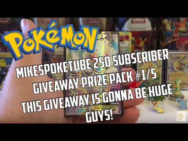 POKEMON TCG OPENING! 250 SUBSCRIBER GIVEAWAY PRIZEPACK #1/5! ANYONE WANT 5 PACKS AND A FULL ART?