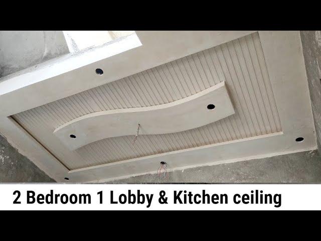 2 Bedroom 1 Lobby & kitchen false ceiling designs | Cm fall ceiling 2023