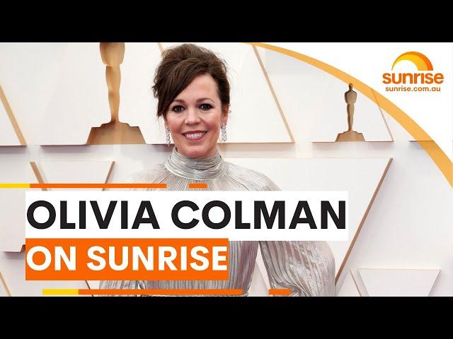 Olivia Colman's swear word confession | Sunrise interview