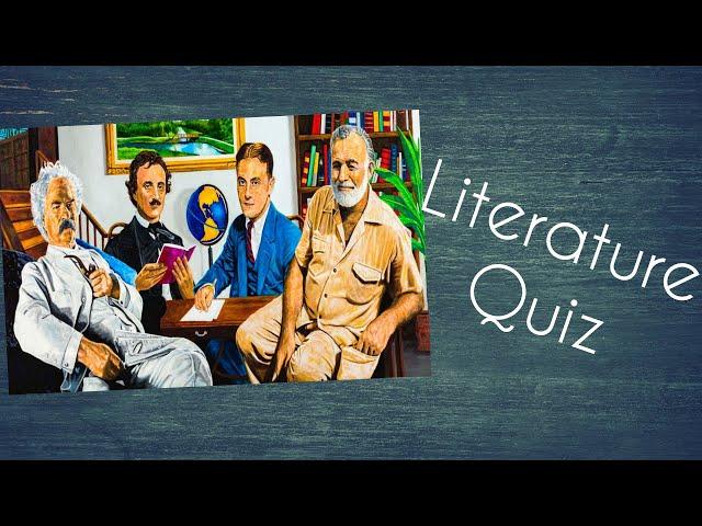 Literature Quiz | General Knowledge Trivia  | Trivia Literature | Pub Quiz |