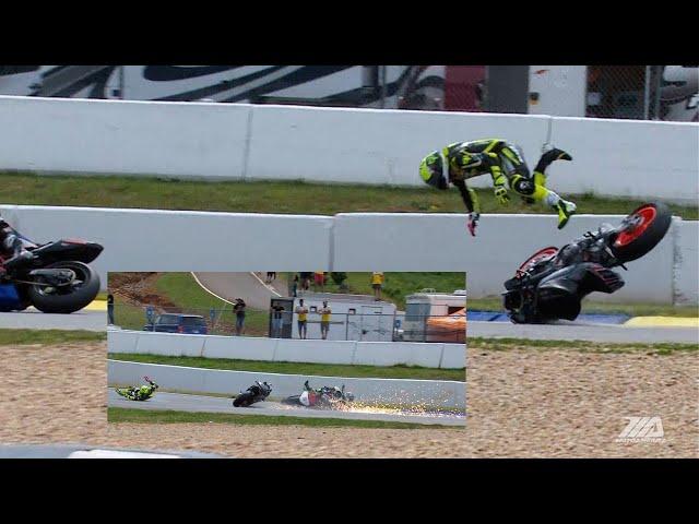 MotoAmerica Twins Cup Crash Race 2 at Road Atlanta 2021