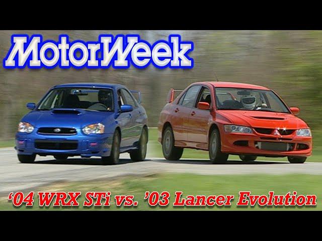 2004 Subaru Impreza WRX STi vs. 2003 Mitsubishi Lancer Evolution | Retro Review