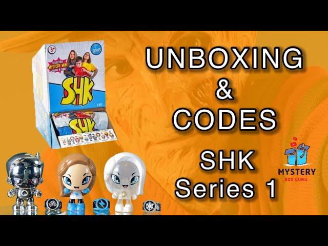 Codes: SHK Series 1 Mystery Figures (unboxing) • Mystery Box Guru