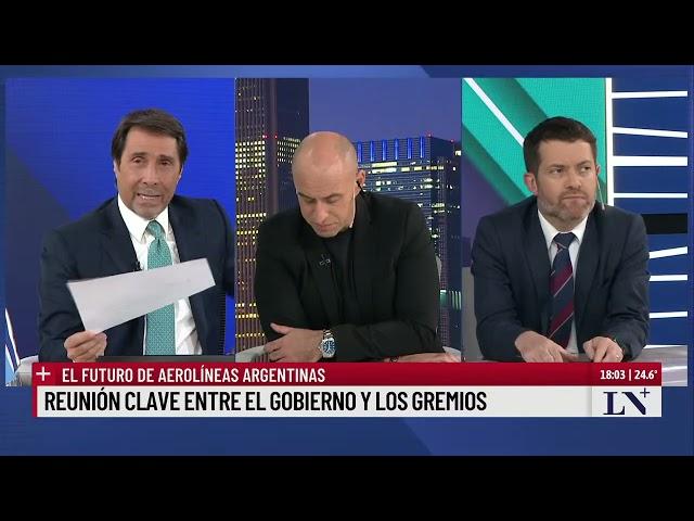 El Gobierno evalúa opciones para Aerolíneas Argentinas; el pase de Feinmann y Trebucq