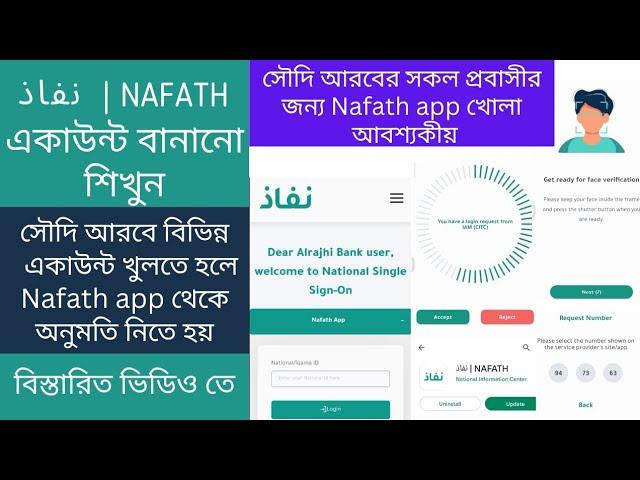 nafath app opening | how to create nafath account | nafath app open