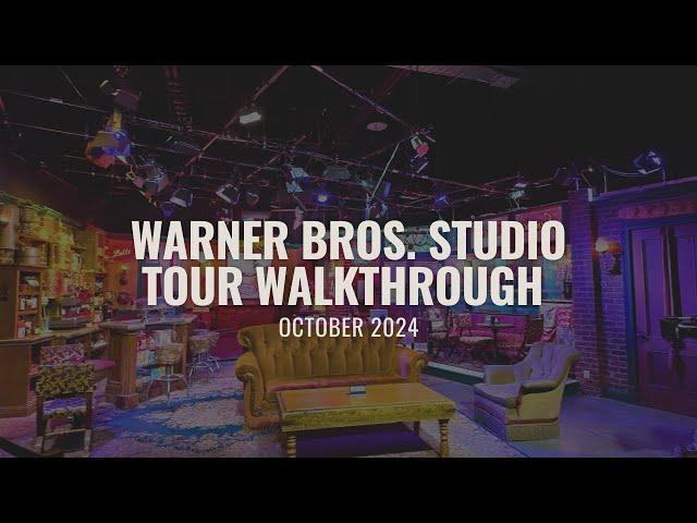 Warner Bros. Studio Tour | October 2024 | 4K Walkthrough