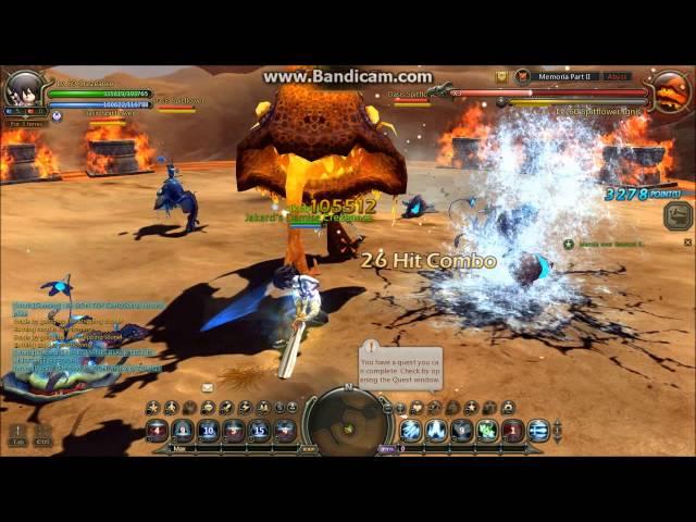 Dragon Nest SEA Level60 Gladiator Desert Dragon Memoria Flower Solo