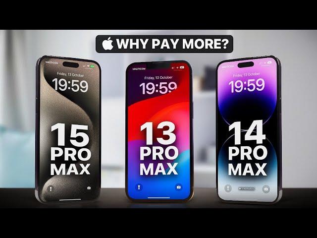 iPhone 15 Pro Max vs 14 Pro Max vs 13 Pro Max — The Biggest Problem You Should Know...