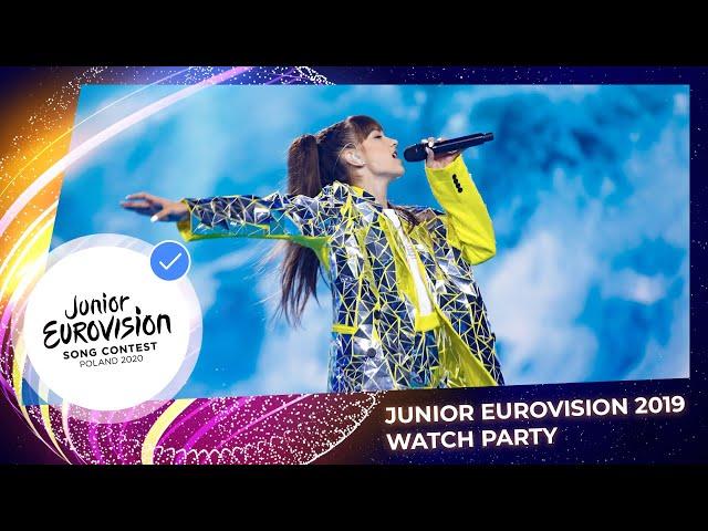 #JESCWatchParty - Junior Eurovision 2019 (with comments from the 2020 stars)