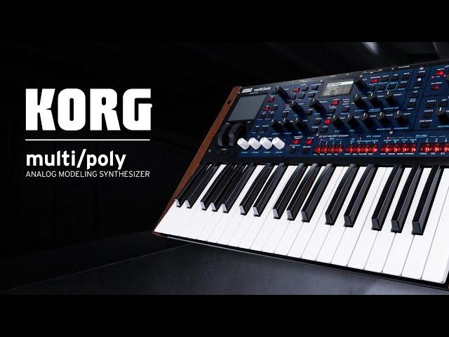 Korg multi/poly Demo: Custom Presets for Ambient, Techno and Electronica: Parallax Sound Pack