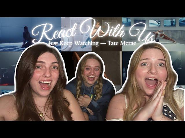 REACTING TO Tate Mcrae's NEW SINGLE "Just Keep Watching" !!!