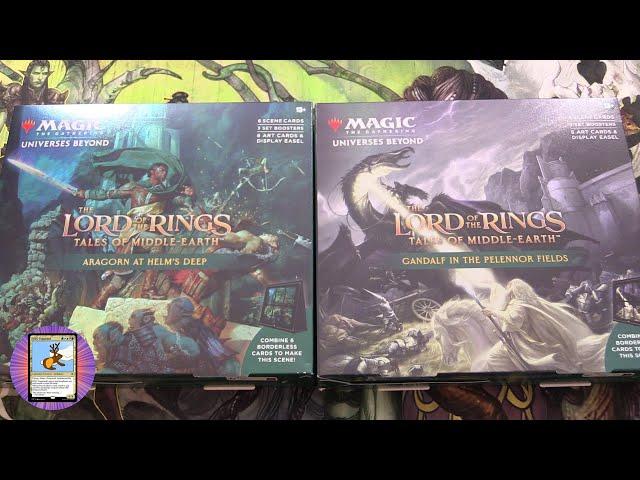 MTG Lord of the Rings Scene Boxes Opening! (1/2)