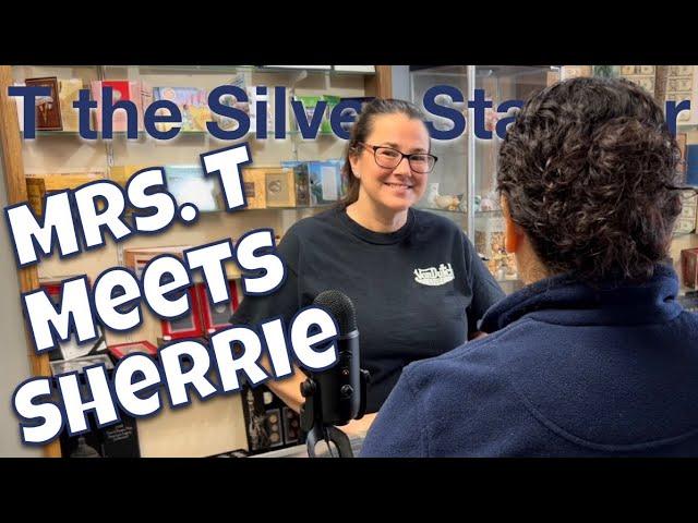 Coin Shop Owner Sherrie Meets Mrs. T the Silver Stacker- Awesome Coin Shop Finds!