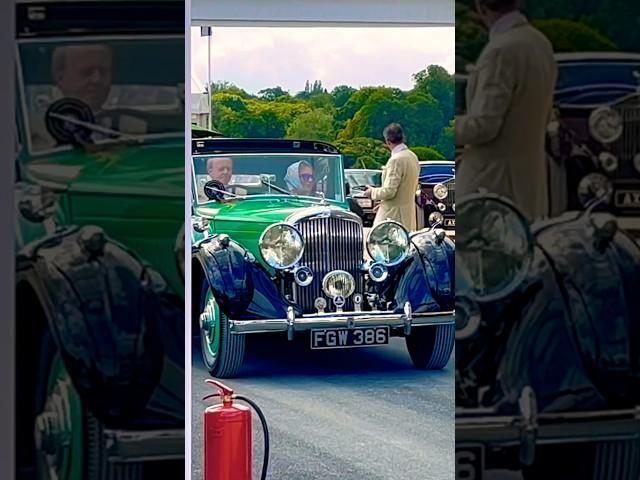 CLASSIC 1938 BENTLEY BROUGHAM DE VILLE DRIVING AT CAR SHOW! #shorts #trending #cars #viral #youtube