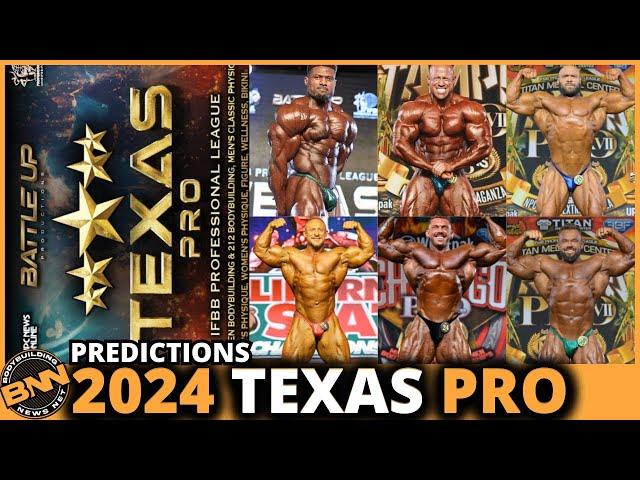 2024 Texas Pro Men's Open Bodybuilding Predictions