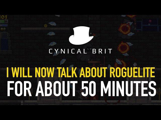 I will now talk about roguelite for about 50 minutes