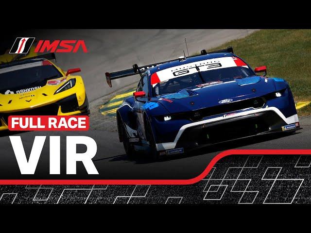 2024 IMSA Michelin GT Challenge at VIR | Full Race | WeatherTech Championship | Alton, Virginia