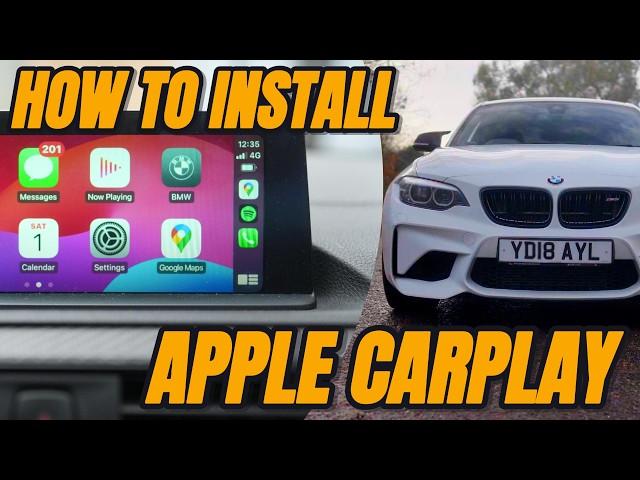 My first mod on my BMW M2 / Full screen Apple CarPlay