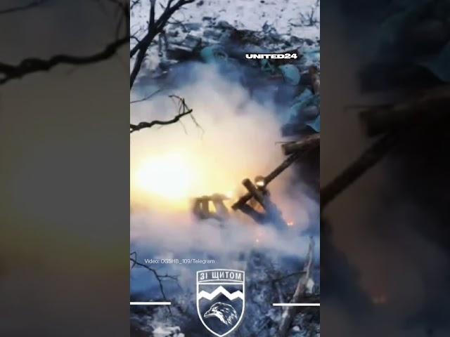 Ukrainian Thermite FPV Drones Burn Down Russian Trenches #warinukraine #drone #fpv