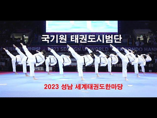 국기원 태권도시범단,2023 성남 세계태권도한마당 개막식,성남실내체육관,구독, 좋아요 부탁드려요^^