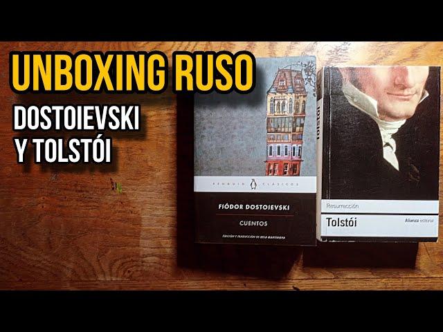  «Resurrección» de Tolstói y «CUENTOS» de Dostoievski • ¡UNBOXING RUSO!