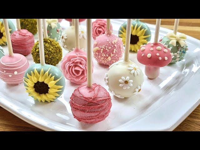 Cake Pops SIMPLE Decorations Recipe