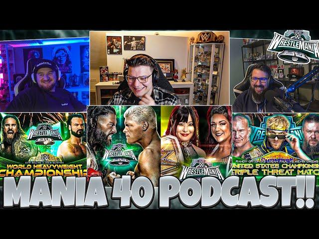 UNSERE XXL WRESTLEMANIA PREDICTION!! | WRESTLEMANIA 40 PODCAST mit @steini. & @slivooo