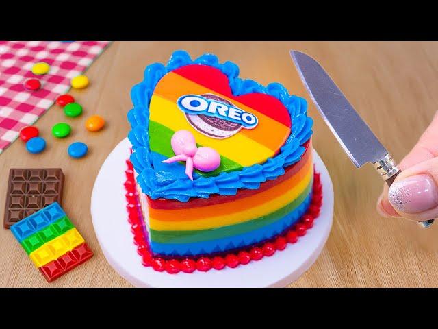 Satisfying Miniature OREO Cake Decorating, How to make Amazing Oreo - KitKat Chocolate Cake Recipe