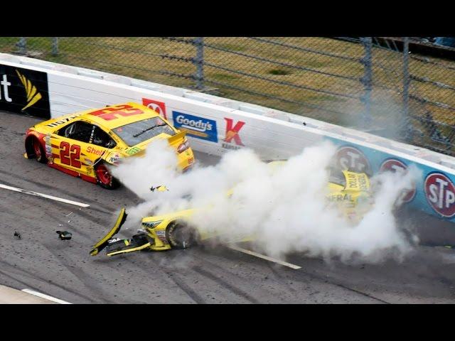 Matt Kenseth vs Joey Logano Payback Martinsville Fall 2015 [Full]
