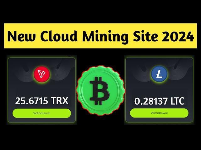 New Cloud Mining Site 2024 • Free Mining Sites 2024 • New Crypto Mining App 2024