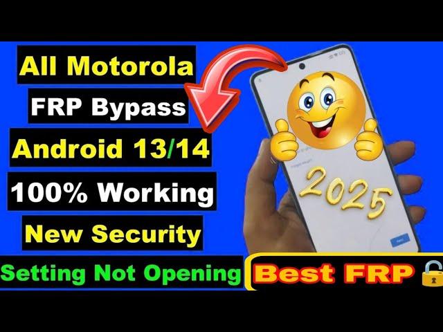 All Moto Android 12/13/14: Google/FRP Bypass - NEW EASY TRICK (Without 