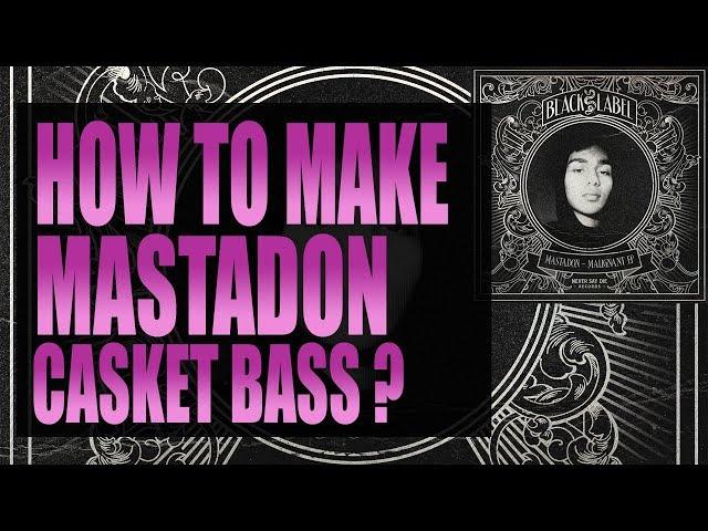 HOW TO MAKE MARAUDA CASKET BASS IN SERUM ??!!!