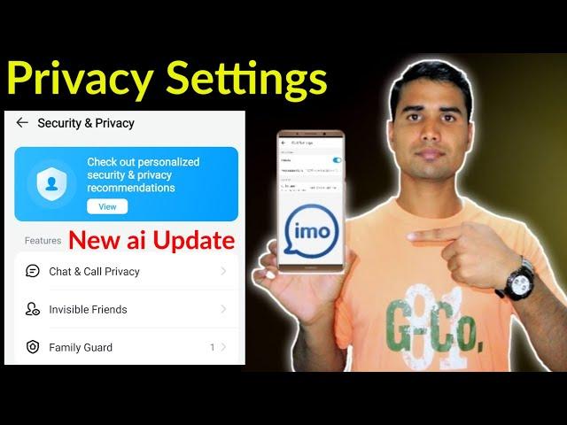 imo New Ai And Security Update | How to Enable Privacy chat in imo | Technical Rabbani