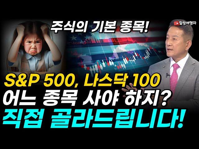 달러로 투자하는 미국 주식 기본 2 종목! S&P 500과 나스닥 100! 어느 종목 사야 최대한 수수료도 줄이고 꾸준히 모을 수 있을까? 미국 기초 지수 직접 골라드립니다!