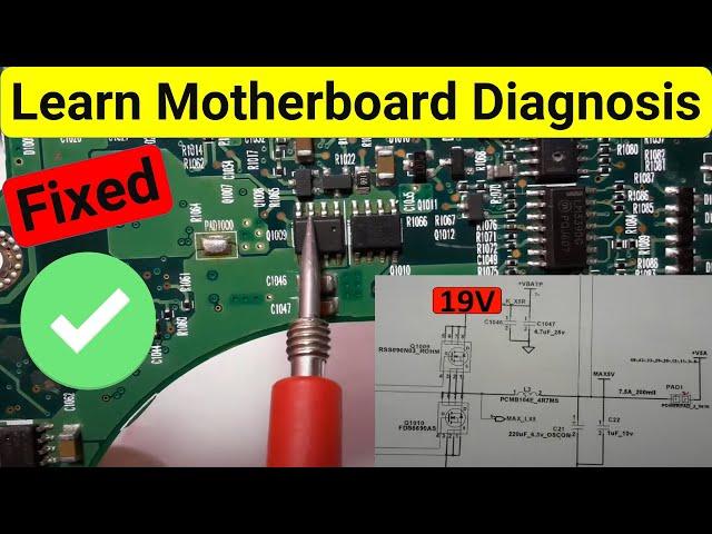 Learn how to diagnose any laptop motherboard step by step part 1