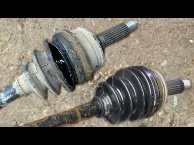 How To Restoration Drive Shaft & CV Joint Inner End Outer Boots Change