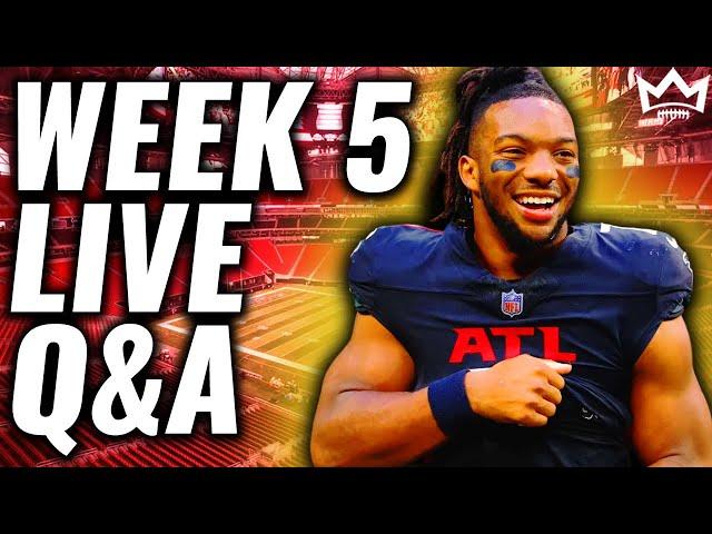 LIVE Week 5 Start/Sit Fantasy Football Advice Q&A | Fantasy Football 2024