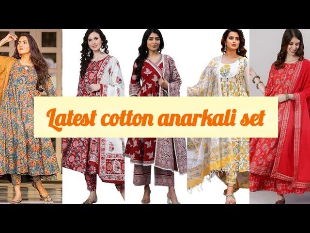 Latest Anarkali design |Designer frock suit collection |kurti with plazo and dupatta