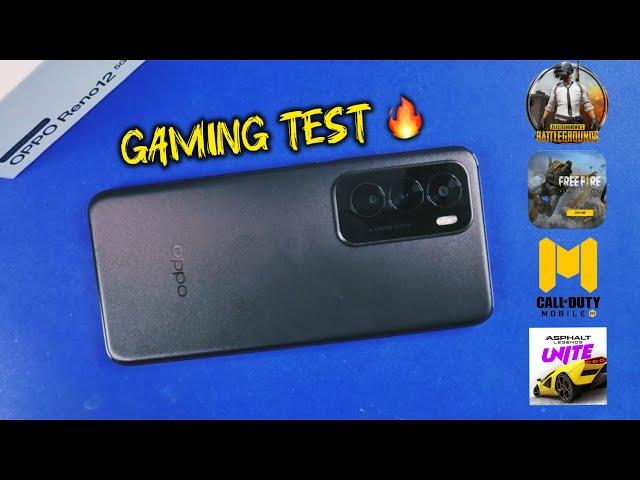 Oppo Reno 12 5G Gaming Test | PUBG | FREEFIRE | CALL OF DUTY | ASPHALT LEGENDS ️