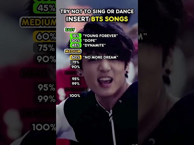  TRY NOT to SING or DANCE | BTS Song Challenge!  #btschallenge