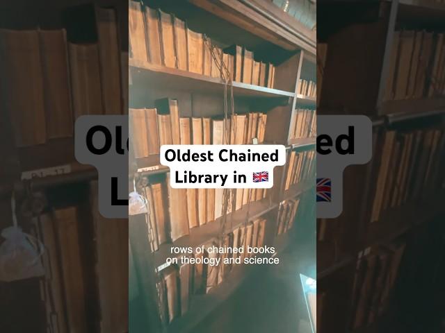 We stepped inside one of the oldest chained libraries in England — Trigge Library