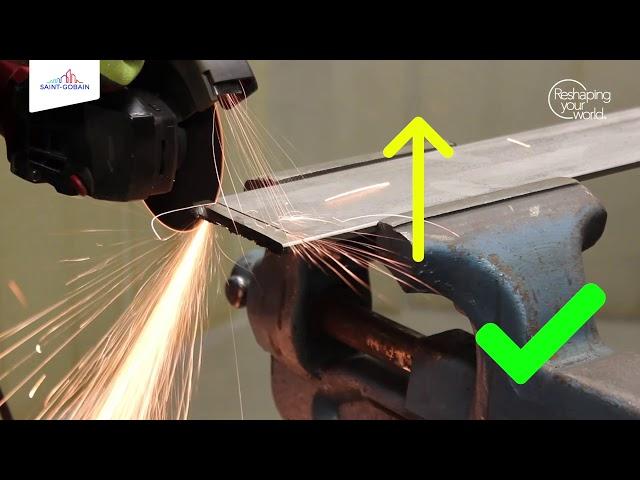 How to cut straight and efficiently with an angle grinder